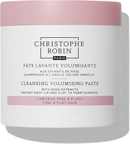 Christophe Robin Cleansing Volumizing Paste Shampoo with Rassoul Clay Rose Extracts Unisex Paste for Fine, Thin, and ...