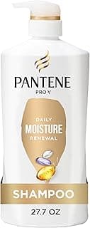 Pantene Shampoo, Daily Moisture Renewal - Pro-V Nutrients for Dry, Color-Treated, Straight to Curly Hair, 72-Hour Hyd...