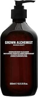 Grown Alchemist Energize Body Cleanser - Hydrates & Cleanses Skin (500 ml) | Chamomile, Bergamot & Rose Body Cleanser...