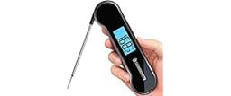 0.5 Sec Instant Read Meat Thermometer Digital with ±0.5℉ Precision, Food Thermometer for Cooking Kitchen Gadgets, Ove...