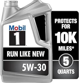 Mobil 1 Advanced Full Synthetic Motor Oil 5W-30, 5 Quart