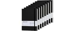 SUQJOY Lined Journal Notebooks for Writing, 100 GSM Thick Paper, 8 Pack Hardcover Notebooks, A5 College Ruled Noteboo...
