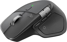 Logitech MX Master 4, Ergonomic Wireless Mouse with Advanced Performance Haptic Feedback, Ultra-Fast Scrolling, USB-C...