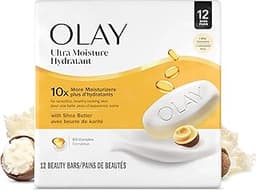 Olay Beauty Bar, Ultra Moisture,10x More Moisturizers, Nourishing Conditioners, Smooth & Gentle on Skin, Vitamin B3 C...