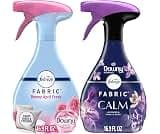 Febreze Odor-Fighting Fabric Refresher, Liquid, White, Downy Calm and Downy April Fresh, 16.9oz, 2 Pack