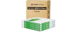 TRIGHTFILTERS 12x12x1 Air Filter 4 Pack, MERV 8 Pleated HVAC Furnace Filter | Air Conditioner Filter Replacement Dust...
