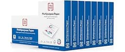 TRU RED 8.5" x 11" Multipurpose Paper, 20 lbs., 96 Brightness, 500 Sheets/Ream, 8 Reams/Carton