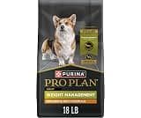 Purina Pro Plan Weight Management Dry Dog Food, Chicken & Rice, 18 lb Bag | High-protein formula, helps maintain musc...