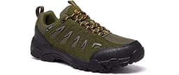 SHULOOK Men's Waterproof Hiking Shoes Lightweight Anti Slip Outdoor Ankle Boots Breathable Hike Trekking Trails Shoe