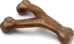Benebone Wishbone Dog Chew Toy for Aggressive Chewers, Real Bacon, Medium | Durable, Super Chewer, Made in USA, Dog B...