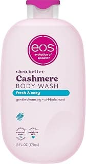 eos Cashmere Body Wash- Fresh & Cozy, Creamy Gel with Shea Butter, 16 fl oz