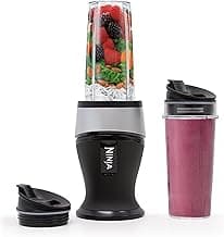 Ninja Fit Compact Personal Blender, Portable Blender for-Smoothies, Shakes, Food Prep, and Frozen Blending, 700-Watt ...