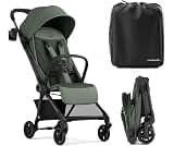 Mompush Nexis Carbon Fiber Lightweight Travel Stroller, Carry-On, Forest | Lightweight travel stroller for airplane, ...