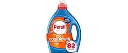 Persil Advanced Clean Oxi+Odor Power, Laundry Detergent Liquid, 82.5 Fl Oz, 82 Loads, Ultra Concentrated Laundry Soap...