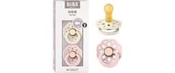 BIBS Pacifiers - Boheme Collection | BPA-Free Baby Pacifier | Made in Denmark | Set of 2 Ivory/Blossom Color Premium ...