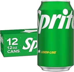 Sprite Lemon Lime Soda Soft Drinks, 12 fl oz, 12 Pack,Cans