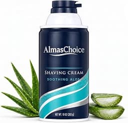 Men's Shaving Cream with Aloe, 10 oz