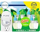 Febreze Plug-In Air Freshener, Odor-Fighting Scented Oil Starter Kit, Air Fresheners for Home, Bathroom and Kitchen, ...