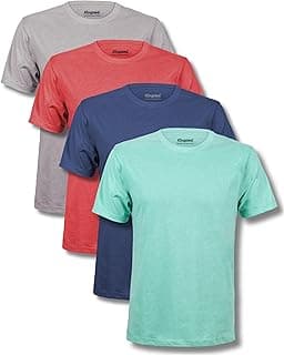 Kingsted Mens T-Shirts - Super Soft & Comfy Cotton Blend Classic Fit Shirts