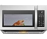 Midea MOR17BSA-SS 1.7 Cu.ft. Over The Range Microwave Oven with Smart Touch Panel, Auto Cooking Menu, 1000 W, 300 CFM...