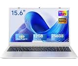 EvoSpan 15.6" Laptop Computer, 12GB RAM 256GB SSD, Pentium Gold 6500Y (Up to 3.4GHz), FHD Display, USB-C, HDMI, Light...