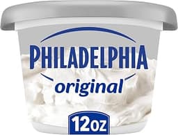 Philadelphia Cream Cheese Spread, Original, 12 oz | for Smooth Spreadable Mornings No Artificial Preservatives, Flavo...