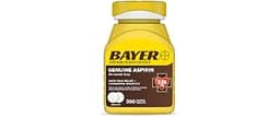 Bayer Genuine Aspirin 325 mg, Coated Tablets for Headache Relief, Multi-Symptom Pain Reliever and Fever Reducer, Pain...