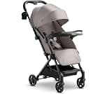 Mompush Lithe V2 Lightweight Travel Stroller Snack Tray Included, Khaki | Compact baby stroller, airplane-ready, one-...