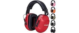 TICONN Noise Cancelling Ear Muffs for Adults, SNR 33dB Hearing Protection, Adjustable Safety Earmuffs for Construction