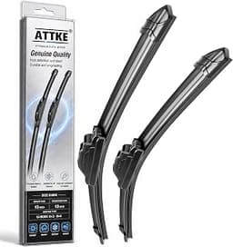 ATTKE OEM Quality Front Windscreen Wiper Blades for Jeep Wrangler 1997-2006/Porsche 911 1978-1994/Suzuki Samurai 1986...