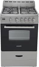 Avanti Compact Gas Range Oven 24-Inch with 4 Sealed Burners Automatic Electronic Ignition Large 2.6 cu.ft. Oven Stora...