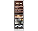 Ca'Lefort Wine Fridge Dual Zone, 185 Can and 77 Bottle 24 Inch Wine Cooler Refrigerator, 34-65°F Cooler with Glass Do...