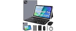 ITMEIPC Tablet, Android Tablet with 12GB RAM 64GB ROM, Octa-Core Processor Tablets with Keyboard, Mouse, 10.1 Inch 12...