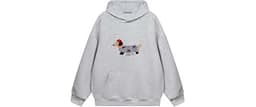 Aelfric Eden Cartoon Dog Hoodie Couple Hooded Sweatshirt Long Sleeve Pullover Oversized Hoodies 2026 Outfits