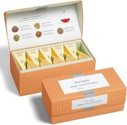 Tea Forte Tea Sampler, 20 Pyramid Infuser Bags, Premium Tea Gift Set
