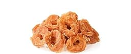 Pawmate Dog Treats Chicken Jerky Rings, Rawhide-Free Grain-Free Real Dried Tenders Natural Chicken Breast Dog Chewy T...