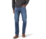 Wrangler Mens Men's Free-to-Stretch Relaxed Fit Jean