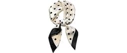 Hworto Head Bandanas Scarf for Women Silk Satin Hair Scarf Lightweight Vintage Fashion Square Neck Scarves Gift