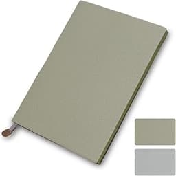 Picoway Sage Green 7x10 Inch Large B5 Softcover Notebook, 200 Pages 100gsm Thick No Bleed Journal with Colored Edges ...