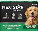 NextStar Flea & Tick Topical Dogs Large, 7-Way, 1-Month | Ideal for Large Dogs; Kills Fleas, Ticks, Mosquitoes & Lice...