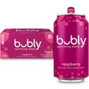 bubly Sparkling Water, Raspberry, 12 Fl Oz Cans (8 Pack)