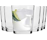 Krosno Water Glasses Set of 6, 10.1 oz, Pure Collection | Drinking Glasses, Lead-Free Crystal Glassware, Juice Glasse...