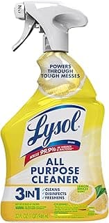 Lysol All Purpose Cleaner Spray, Multi-Purpose Disinfecting Spray, Kitchen & Bathroom Cleaner, Lemon Breeze Scent, 32...