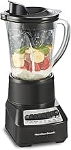 Hamilton Beach Wave Crusher Blender for Smoothies With 40 Oz Glass Jar and 14 Functions, Ice Sabre Blades & 700 Watts...