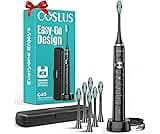 COSLUS Sonic Electric Toothbrush for Adults C40(DY-108Pro): 47000 VPM for Deep Cleaning with Travel Case - 5 Modes fo...