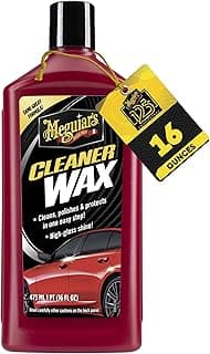 Meguiar’s Cleaner Wax, 16 Oz | Liquid Car Wax,Cleans, Polishes And Protects, Use On Exterior Paint And Clear Coat Sur...