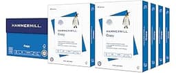Hammermill Printer Paper, 20 lb Copy, 8.5 x 11-8 Ream (4,000 Sheets) - 92 Bright, Made in the USA