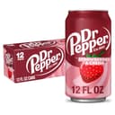 Dr Pepper Strawberries and Cream Soda, 12 fl oz cans, 12 Pack