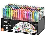 Shuttle Art 360 Pack Gel Pens Set, 180 Colors Gel Pen Set Plus 180 Color Refills Perfect for Adult Coloring Books Doo...