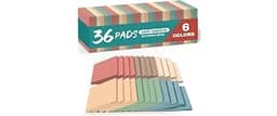 Taja 36 Pads Sticky Notes, 3x3 Inch, Aesthetic Self-Stick Notes, Vintage | Bulk Self-Stick Note Pads for Office, Scho...